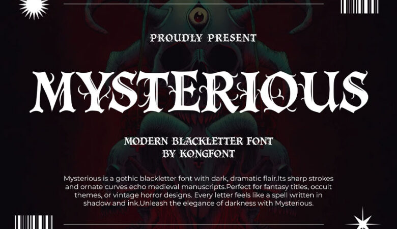Mysterious Font