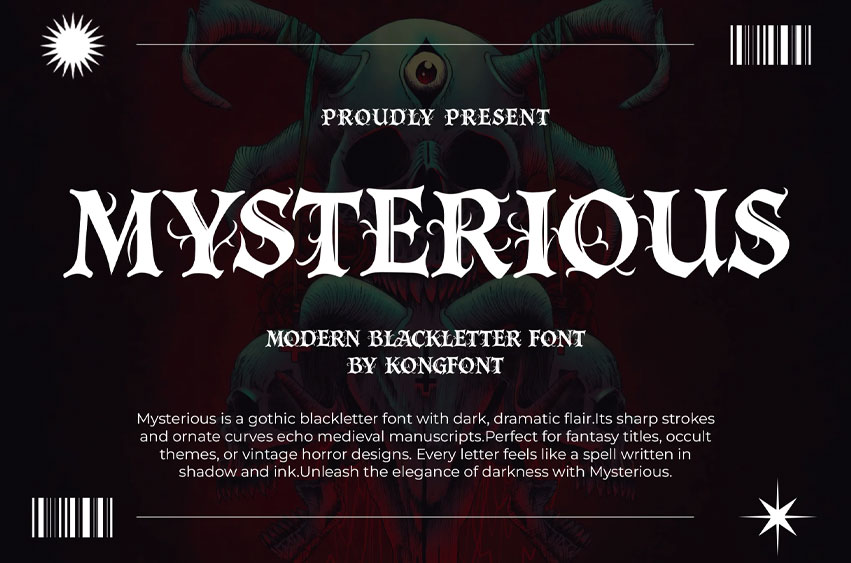 Mysterious Font
