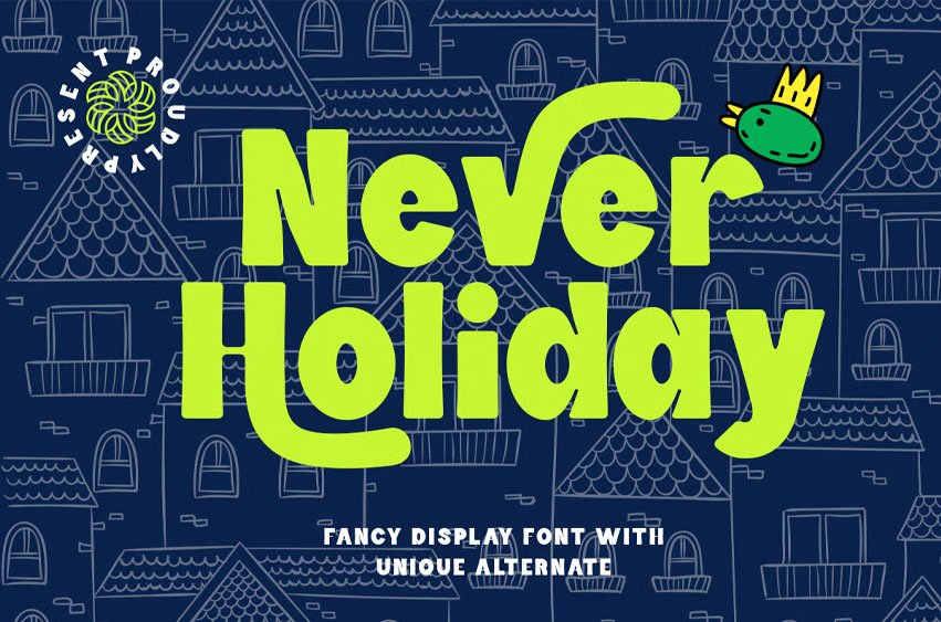 Never Holiday Font