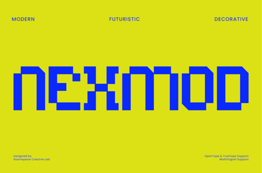 Nexmod Regular Font