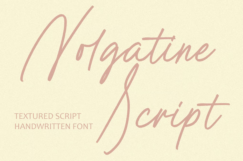 Nolgatine Script Font