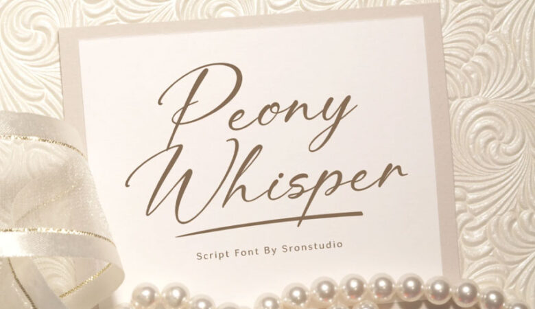 Peony Whisper Font