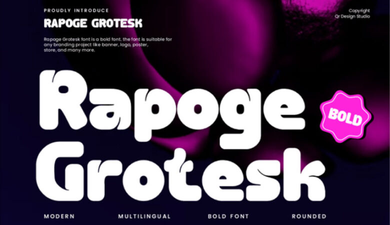 Rapoge Grotesk Font