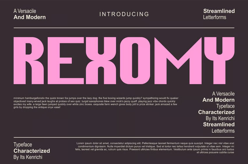 Rexomy Font