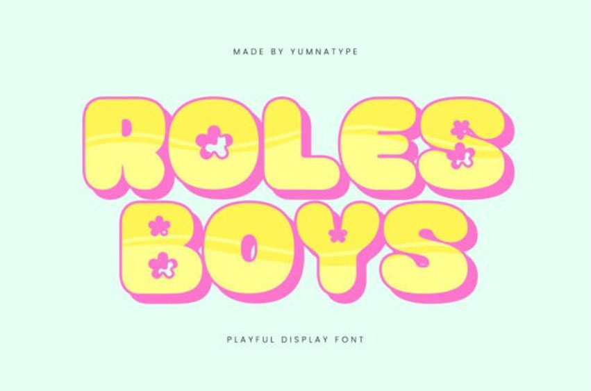 Roles Boys Font