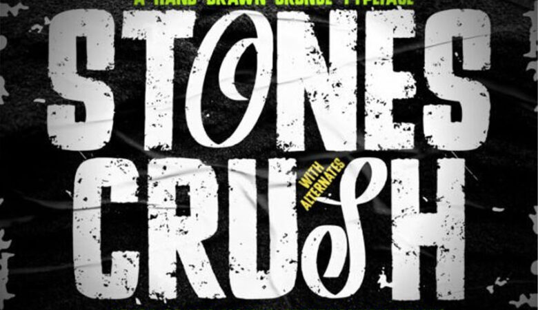 Stones Crush Font