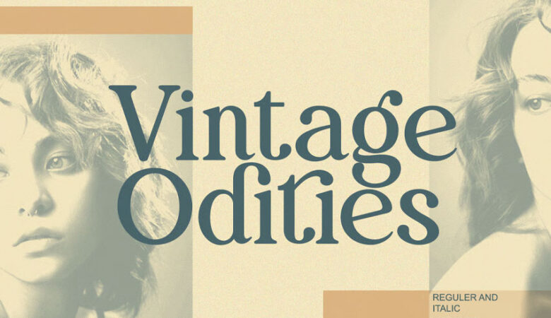 Vintage Odities Font