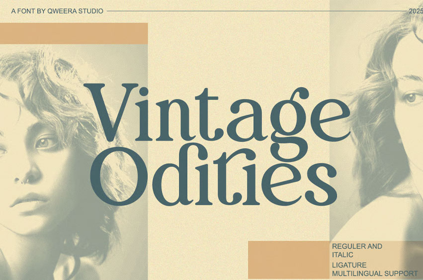 Vintage Odities Font