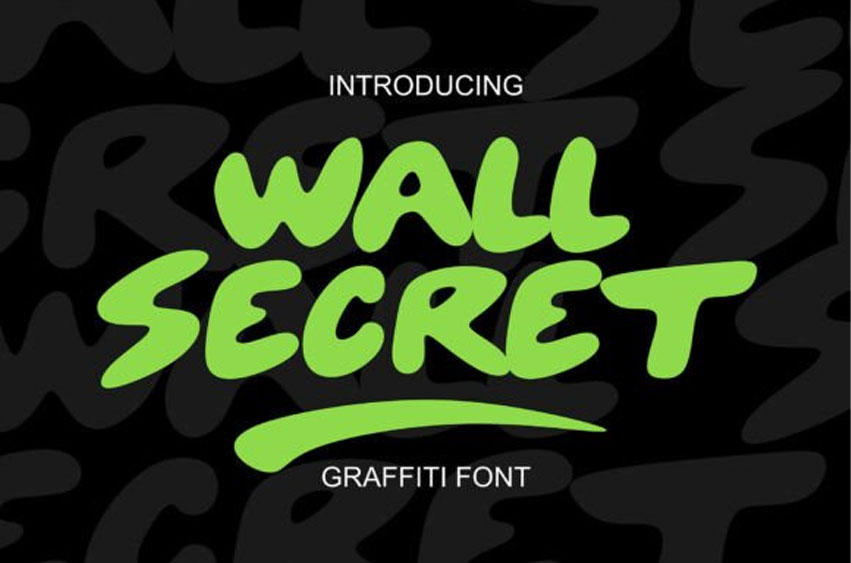 Wall Secret Font