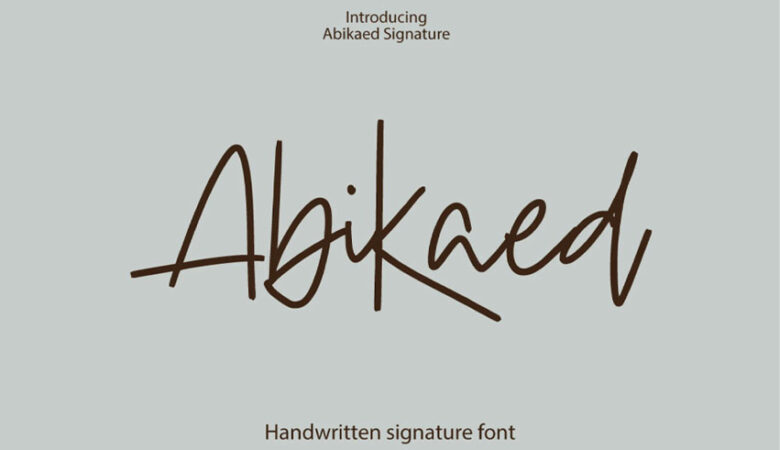 Abikaed Font