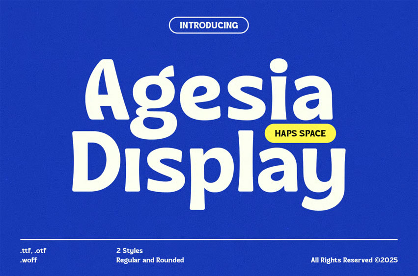 Agesia Display Font