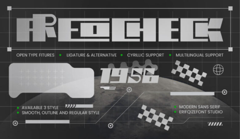 Areocheck Font