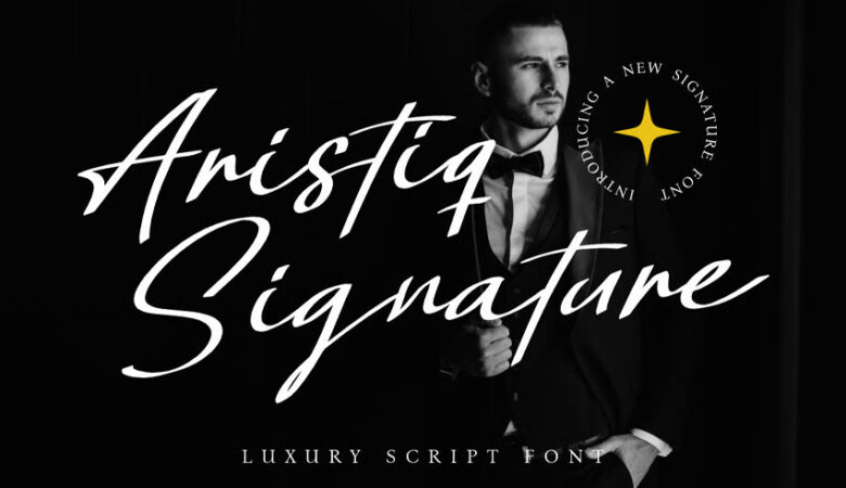 Aristiq Signature Font