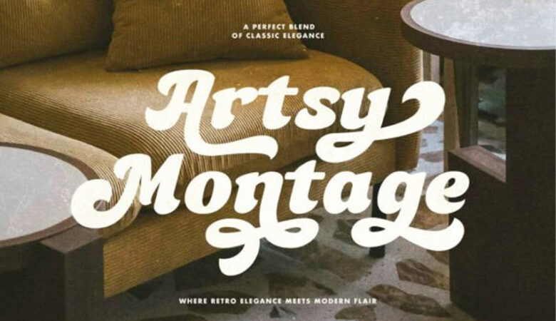 Artsy Montage Font