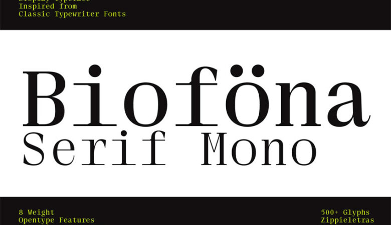 Biofona Font
