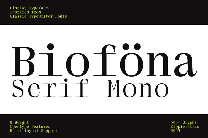 Biofona Font