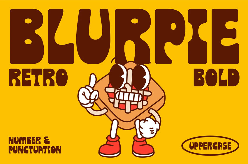 Blurpie Font