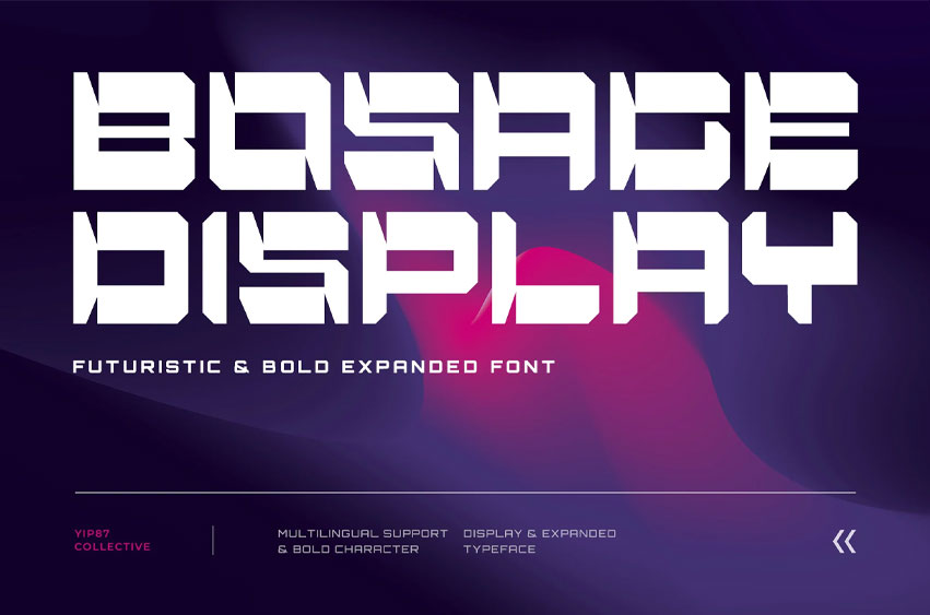 Bosage Display Font