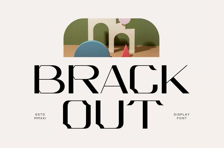 Brackout Font
