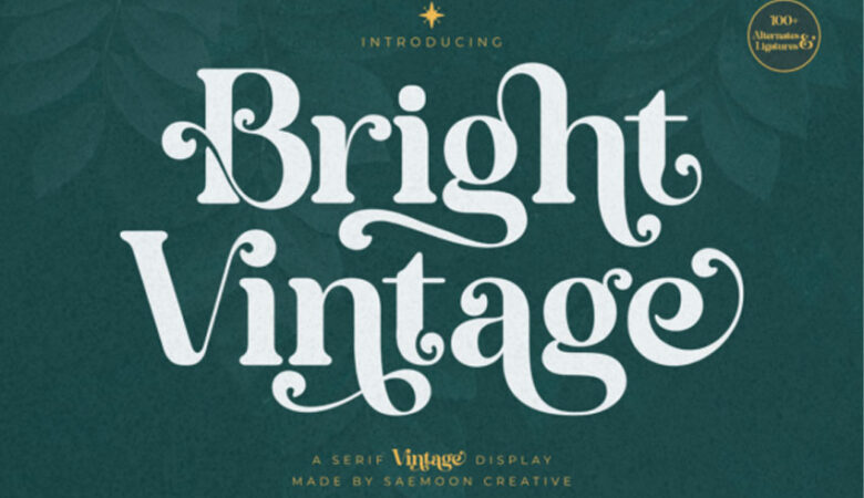 Bright Vintage Font
