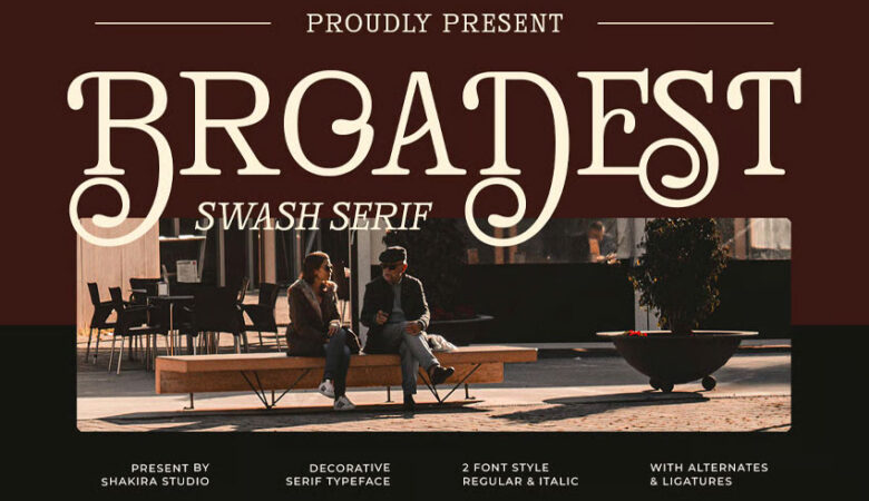 Broadest Font