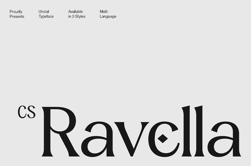 CS Ravella Font