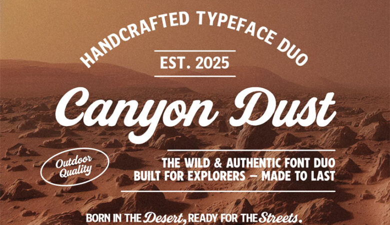 Canyon Dust Font