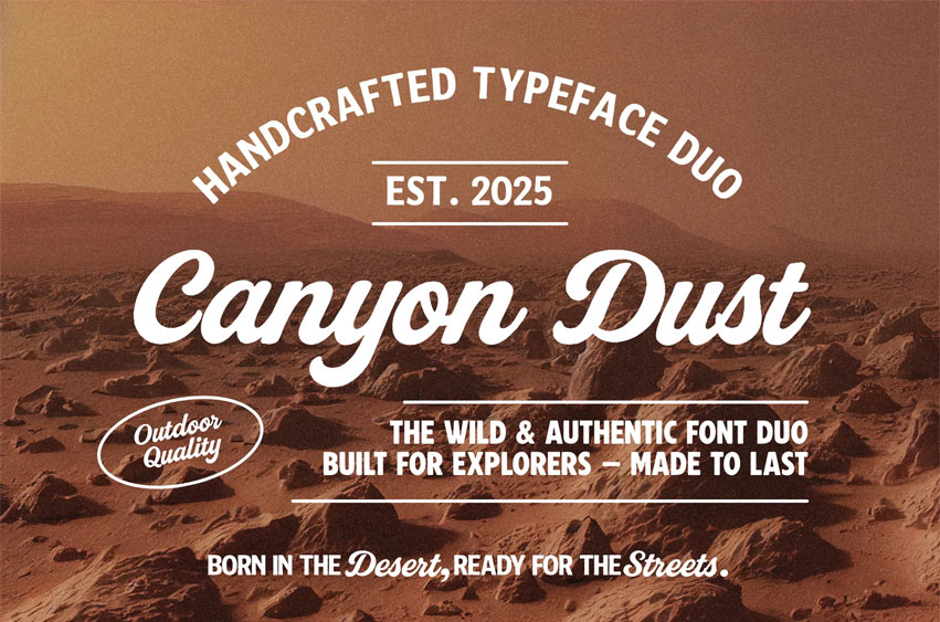 Canyon Dust Font
