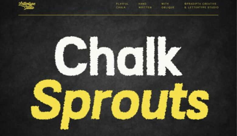 Chalk Sprouts Font