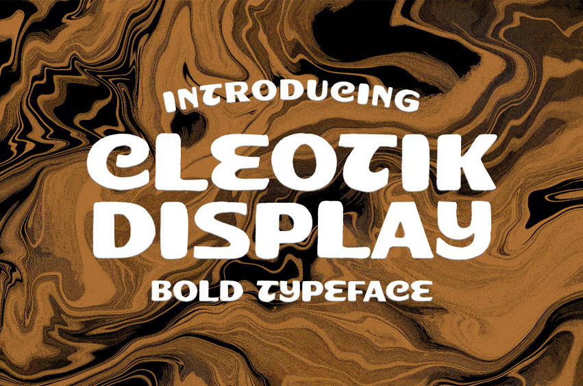 Cleotik Display Font