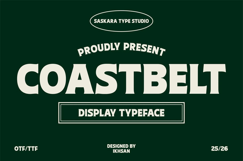 Coastbelt Font