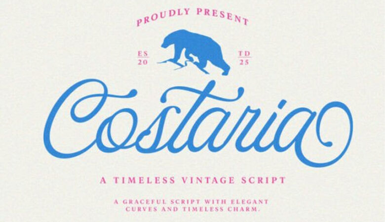 Costaria Script Font