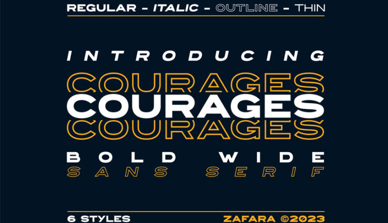 Courages Font