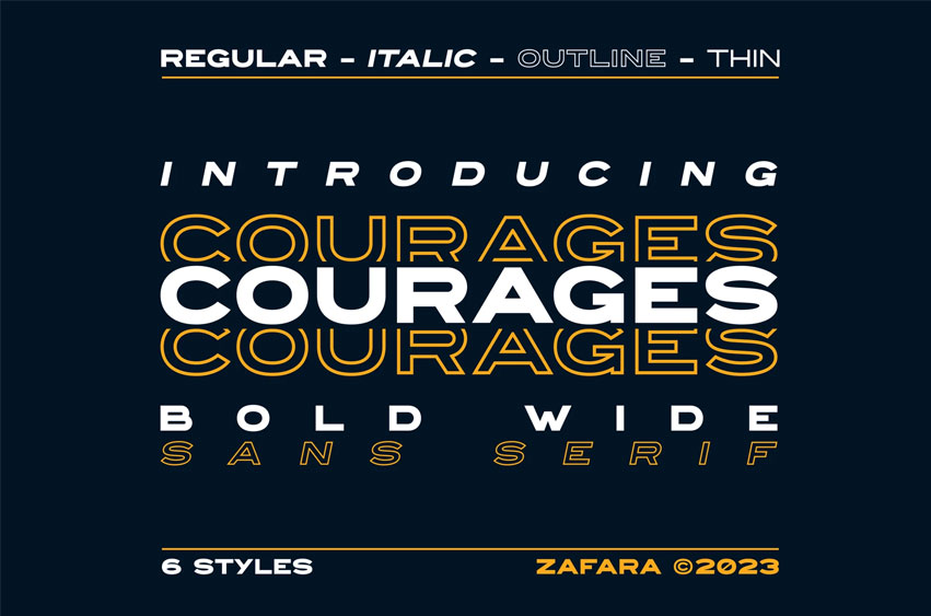 Courages Font