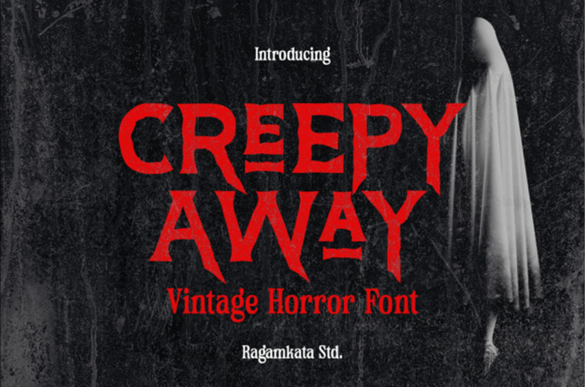 Creepy Away Font
