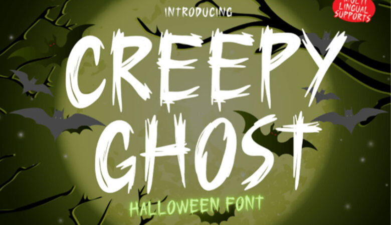 Creepy Ghost Font