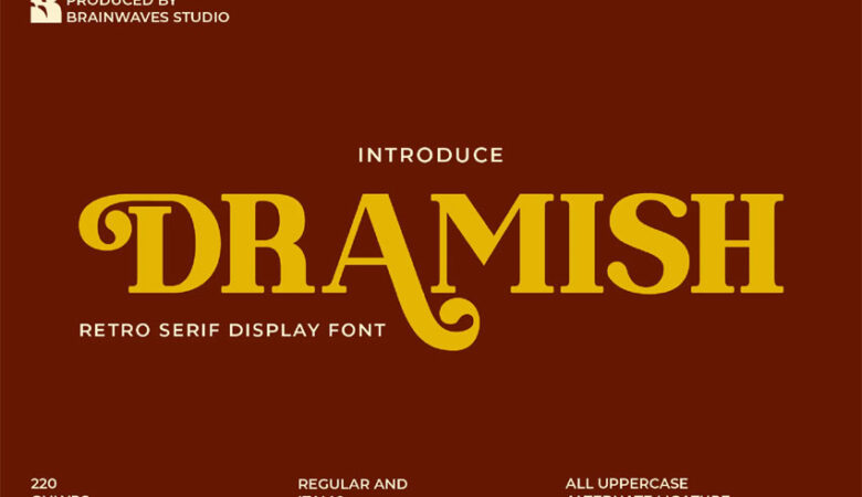 Dramish Serif Font