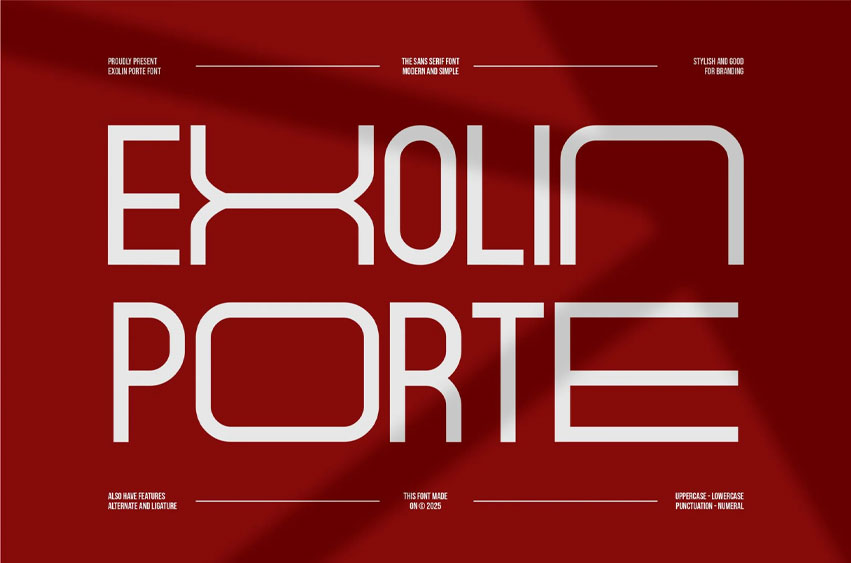 Exolin Porte Font