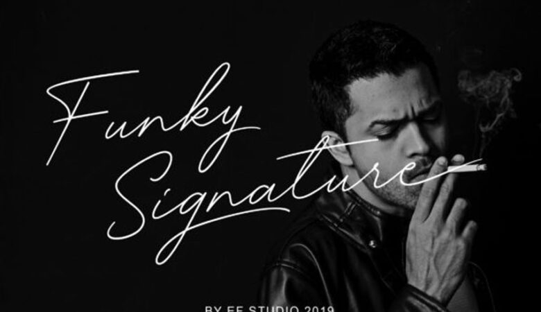 Funky Signature Font