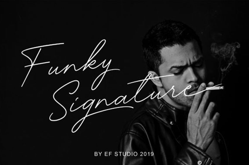 Funky Signature Font