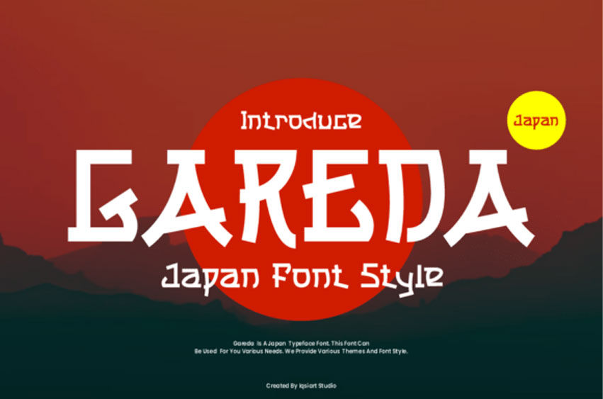 Gareda Font