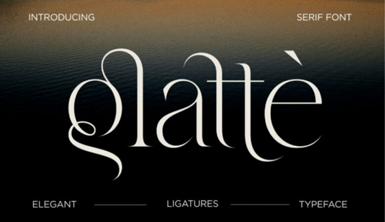 Glatte Font