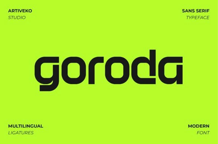 Goroda Font