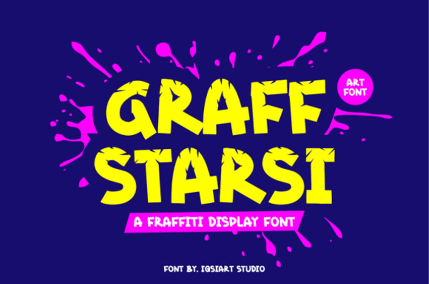 Graff Starsi Font