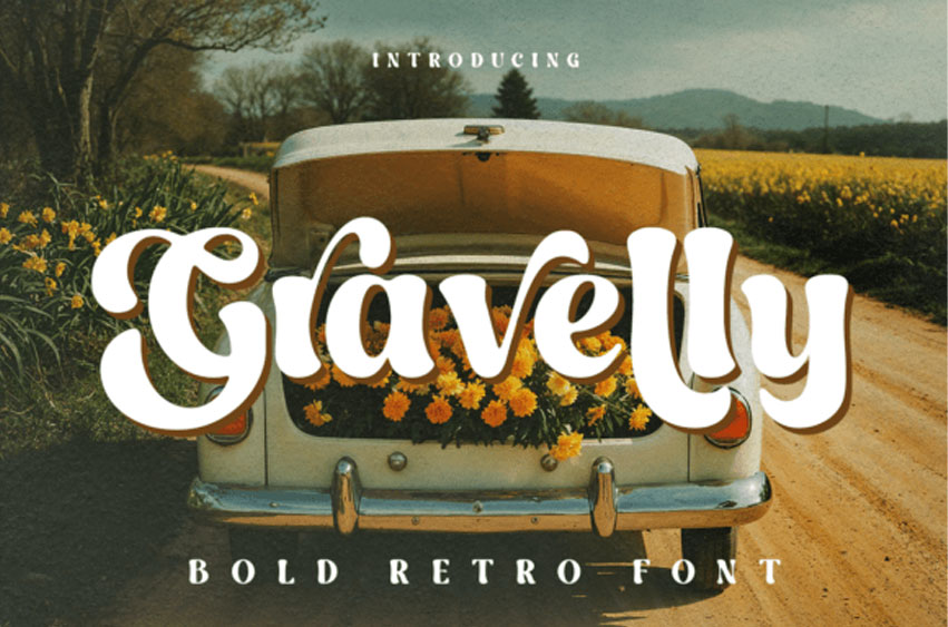Gravelly Regular Font