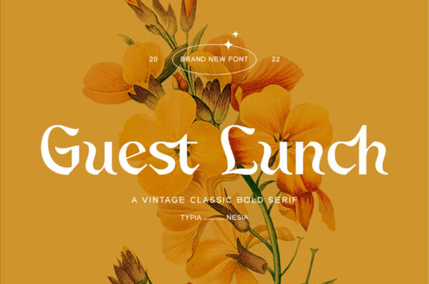 Guest Lunch Font