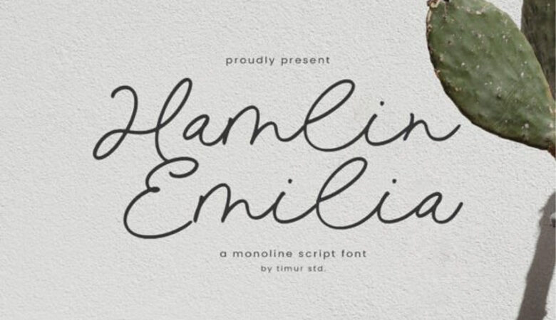 Hamlin Emilia Font
