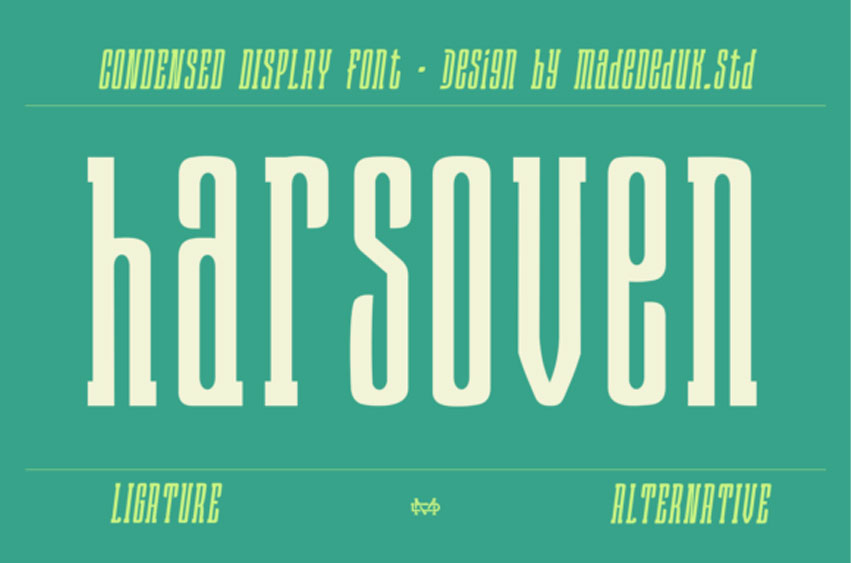Harsoven Regular Font
