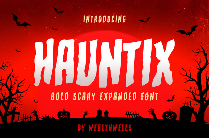 Hauntix Font