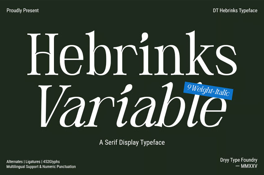 Hebrinks Variable Font
